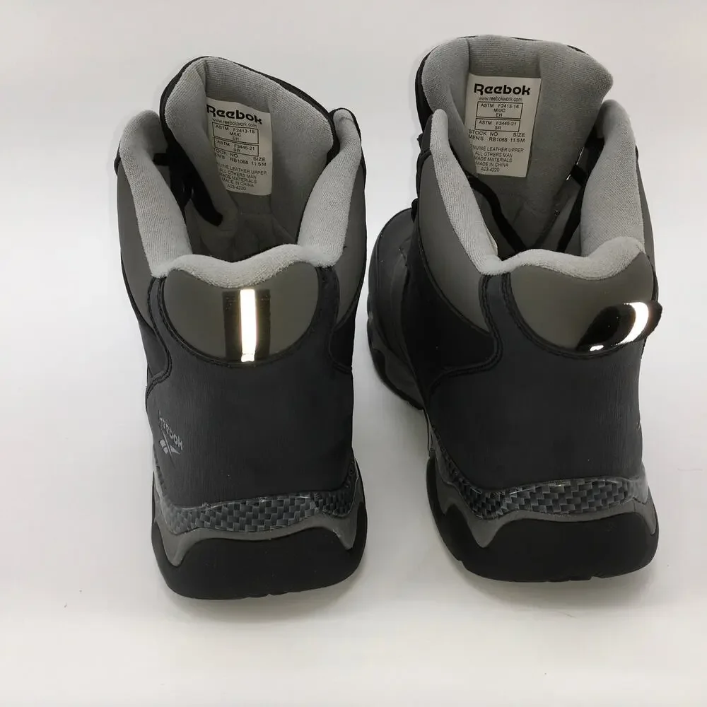 Reebok Beamer Waterproof Composite Toe Athletic Work Boot Mens 11.5 M Black NWOT